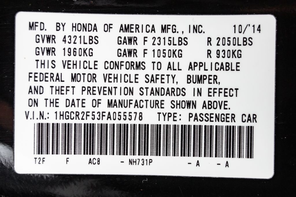 2015 Honda Accord Image 29