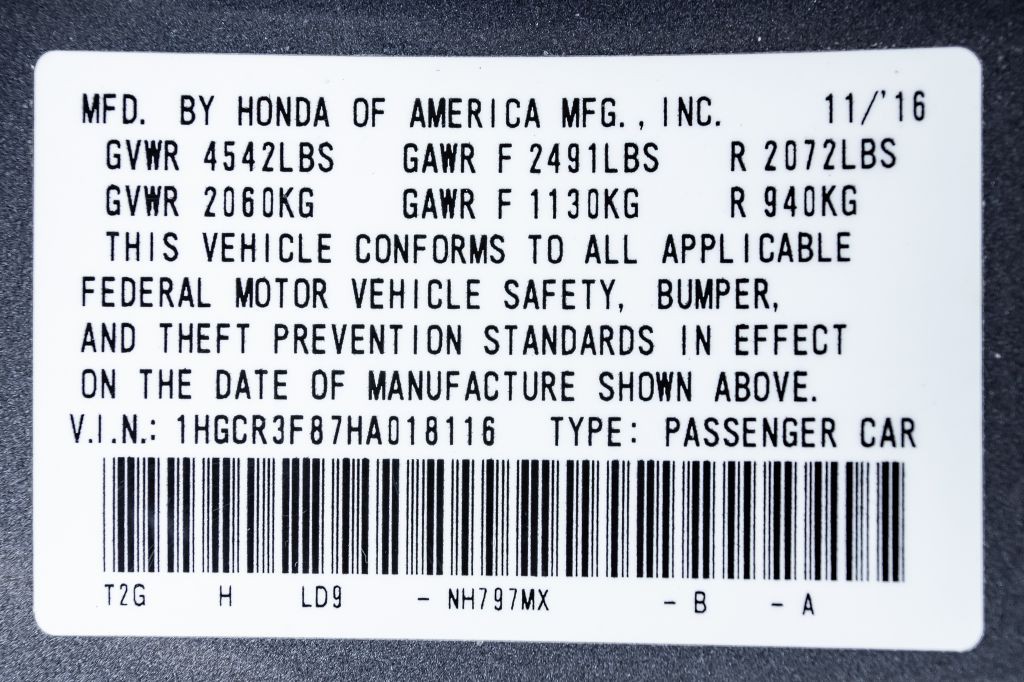 2017 Honda Accord Image 30