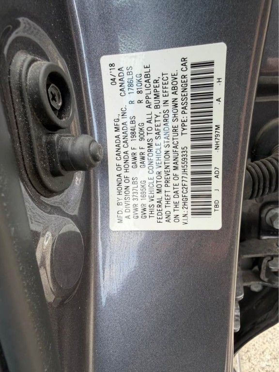 2018 Honda Civic Image 12