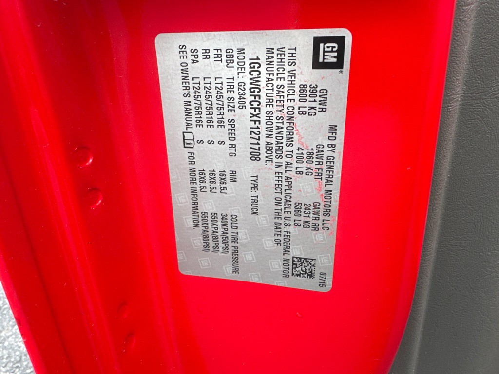 2015 Chevrolet Express Image 55