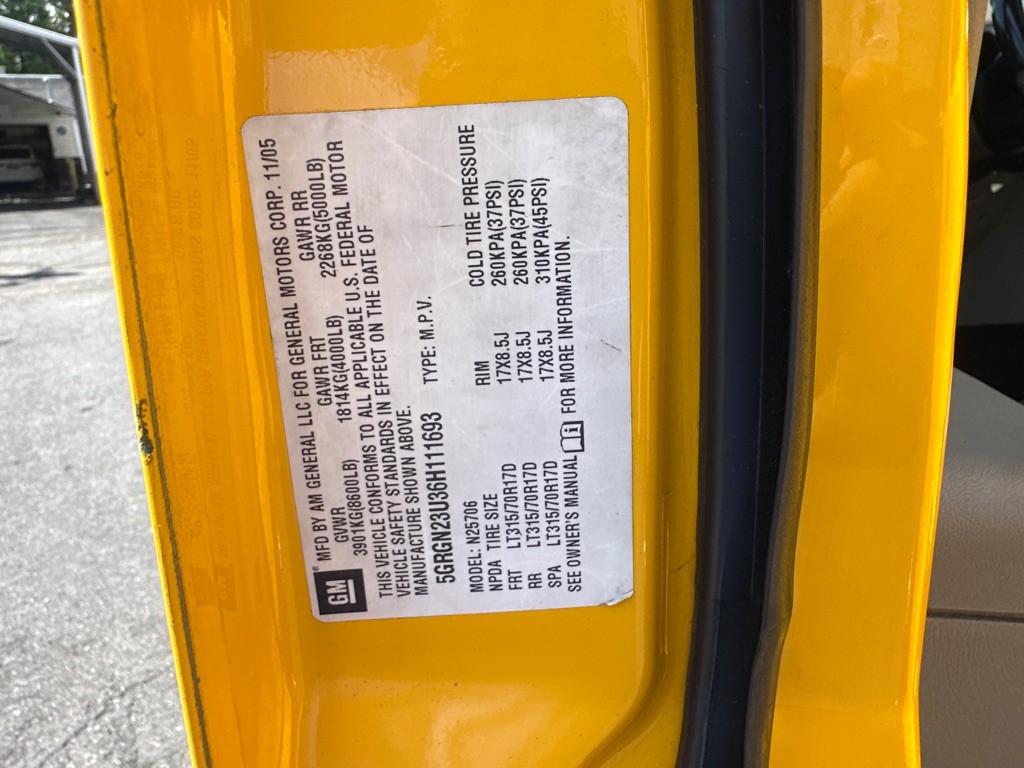 2006 HUMMER H2 Image 79