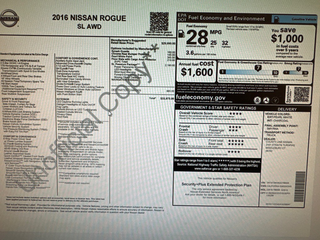 2016 Nissan Rogue Image 69