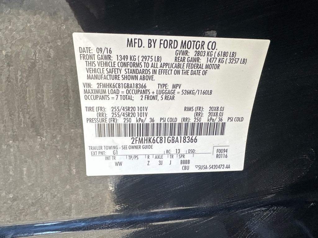 2016 Ford Flex Image 59