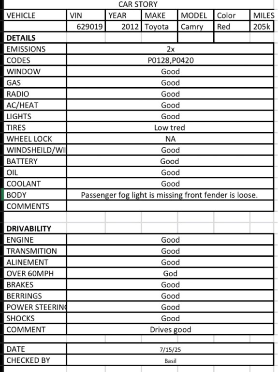 2012 Toyota Camry Image 8