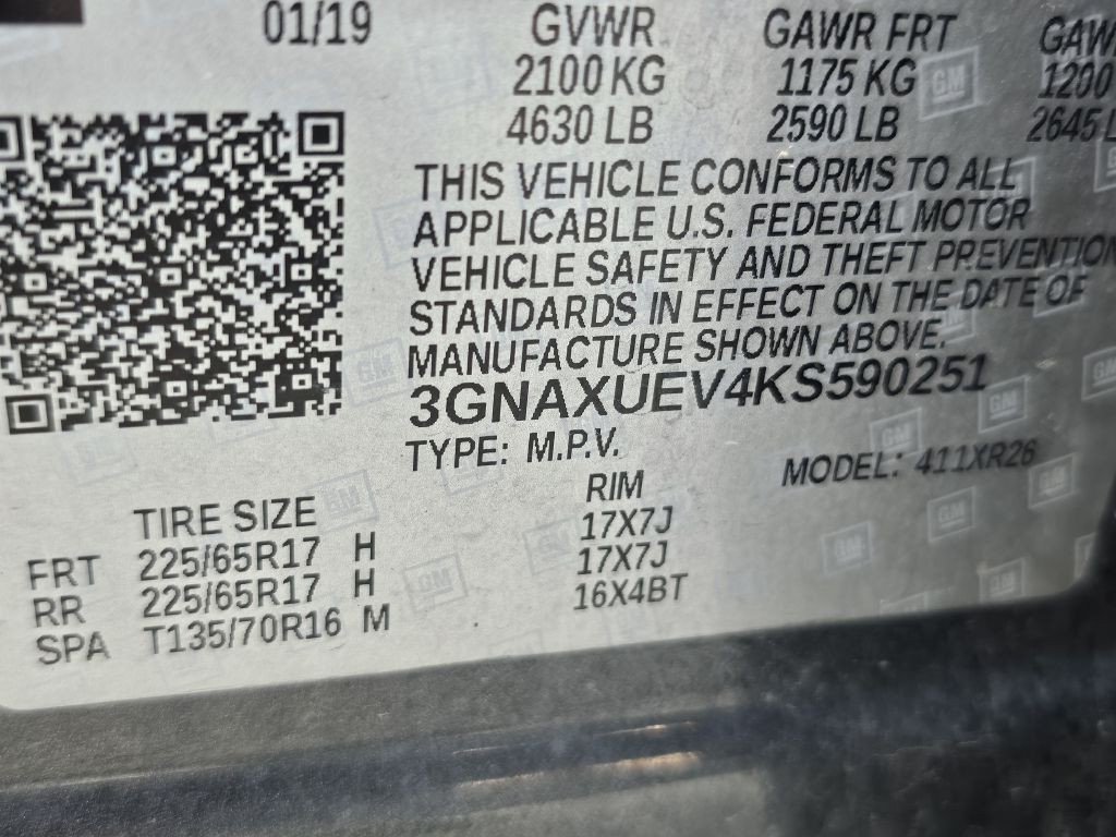 2019 Chevrolet Equinox Image 33