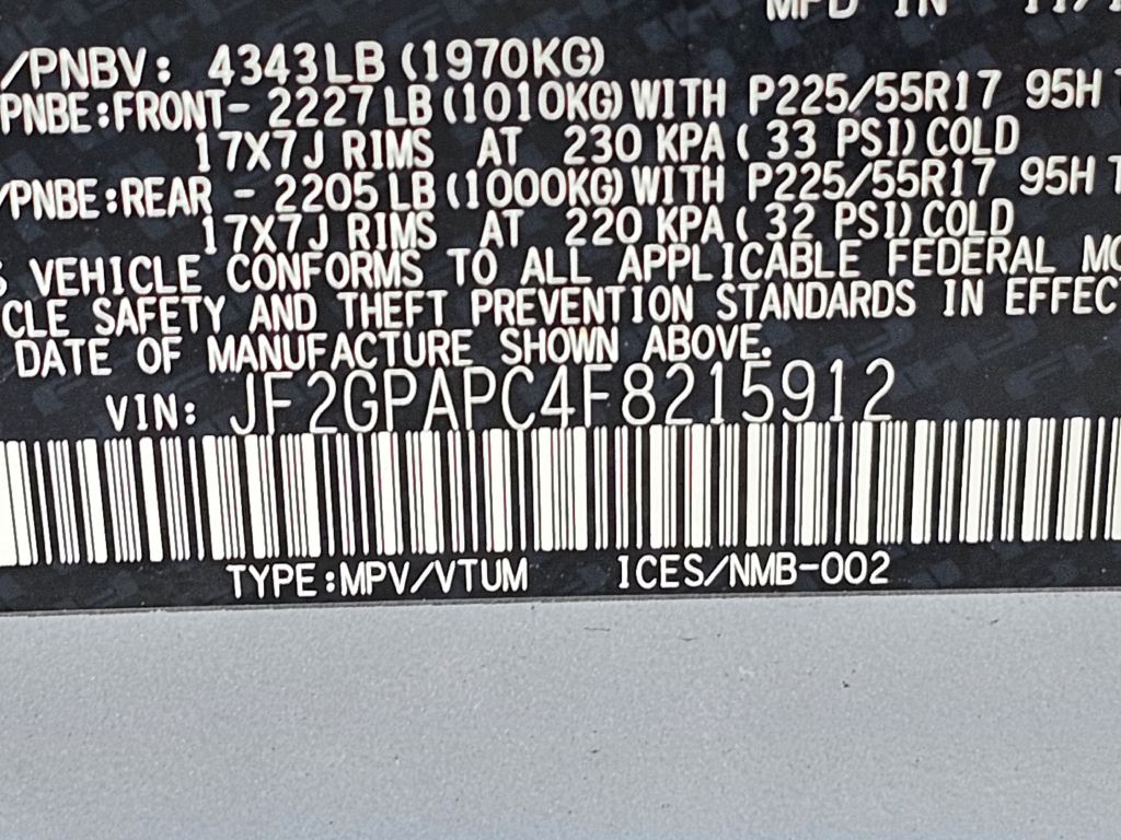 2015 Subaru Crosstrek Image 31