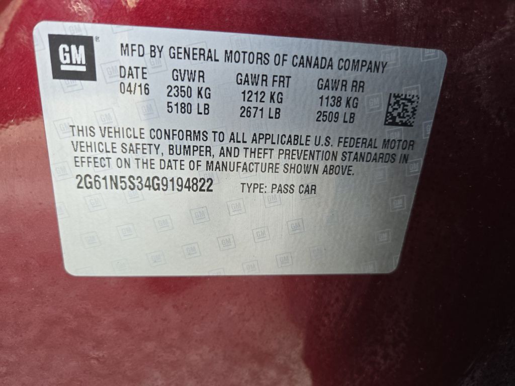 2016 Cadillac XTS Image 30
