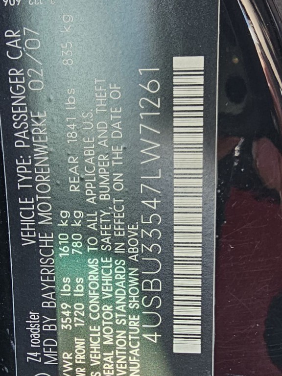 2007 BMW Z4 Image 34