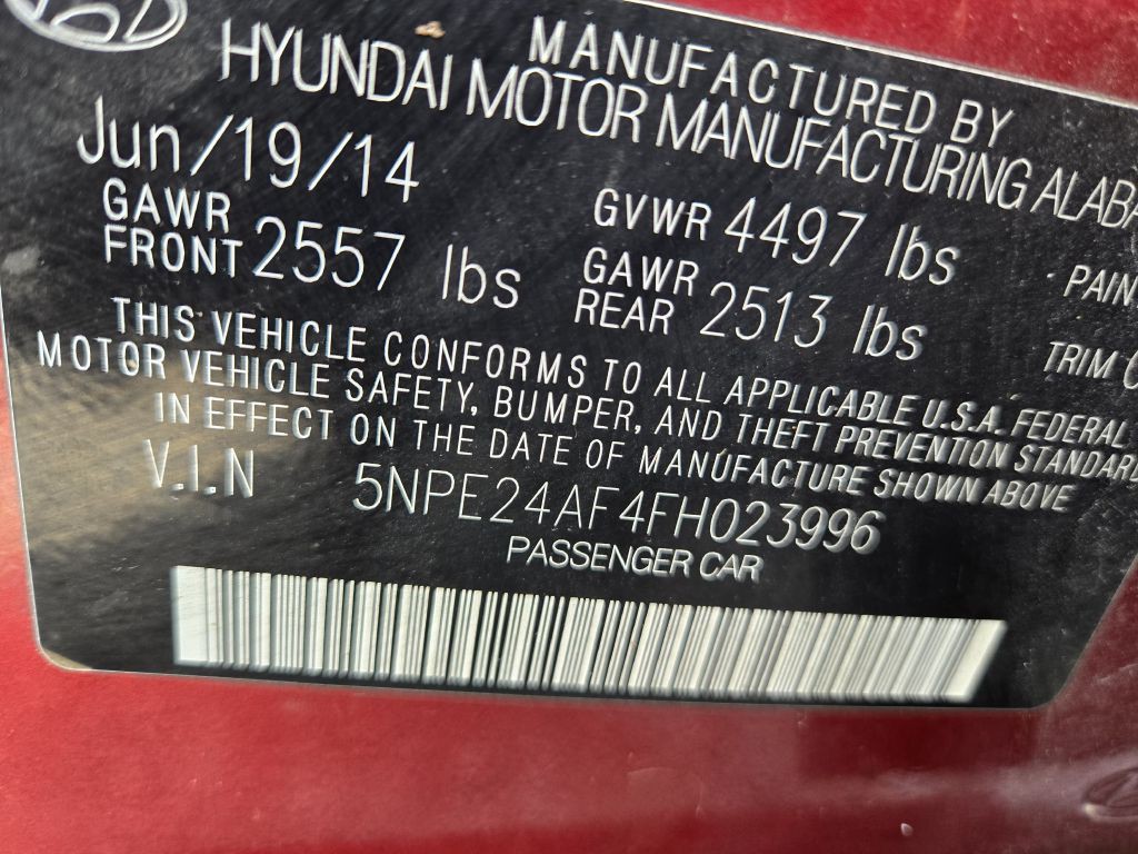 2015 Hyundai Sonata Image 27