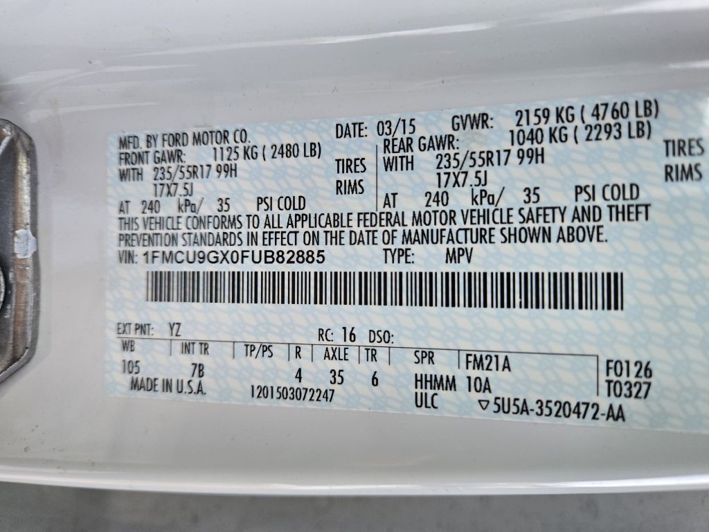 2015 Ford Escape Image 28