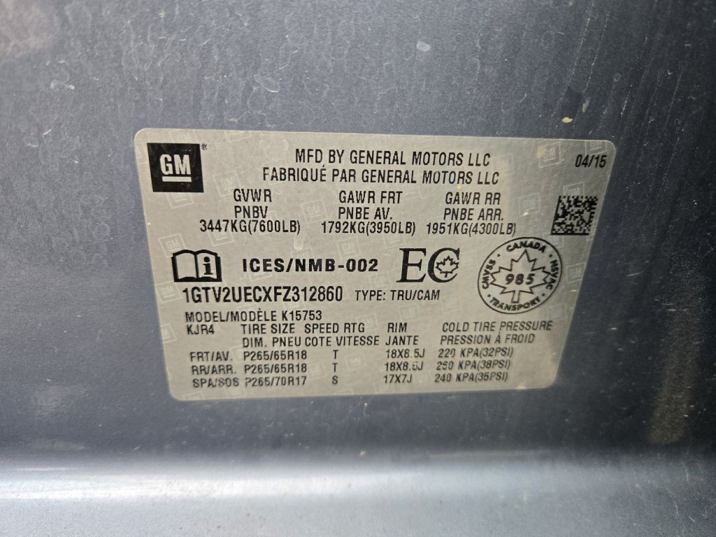 2015 GMC Sierra Image 32