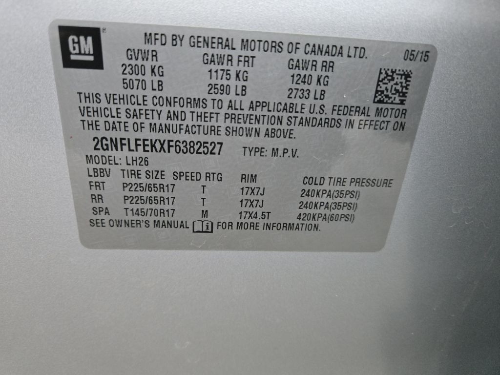 2015 Chevrolet Equinox Image 30