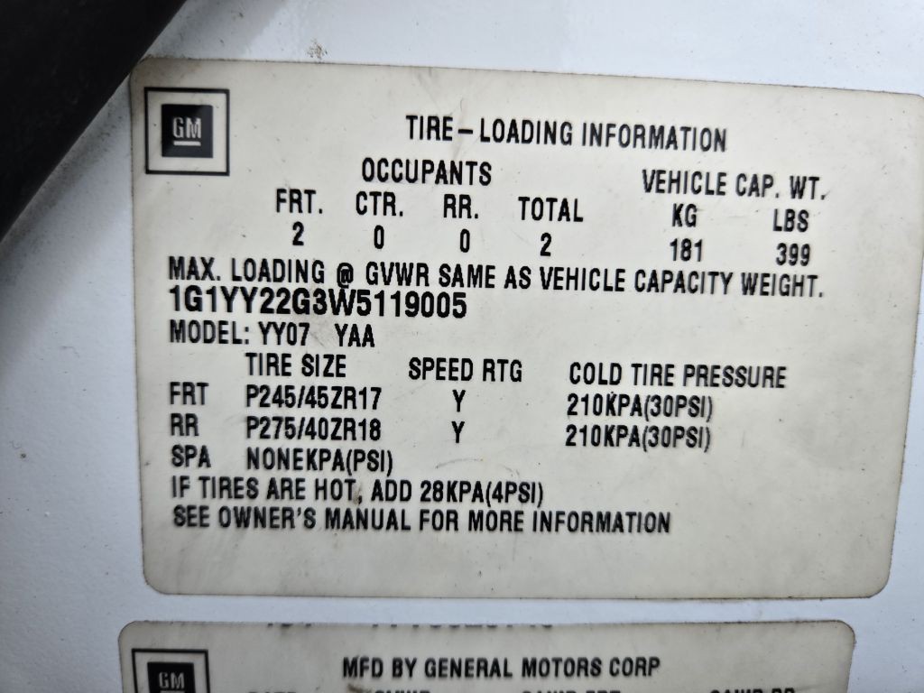 1998 Chevrolet Corvette Image 23