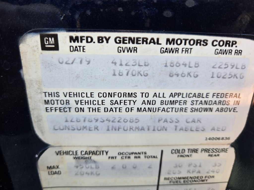 1979 Chevrolet Corvette Image 36