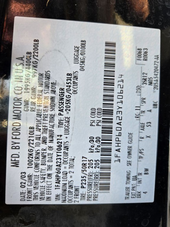 2003 Ford Thunderbird Image 29