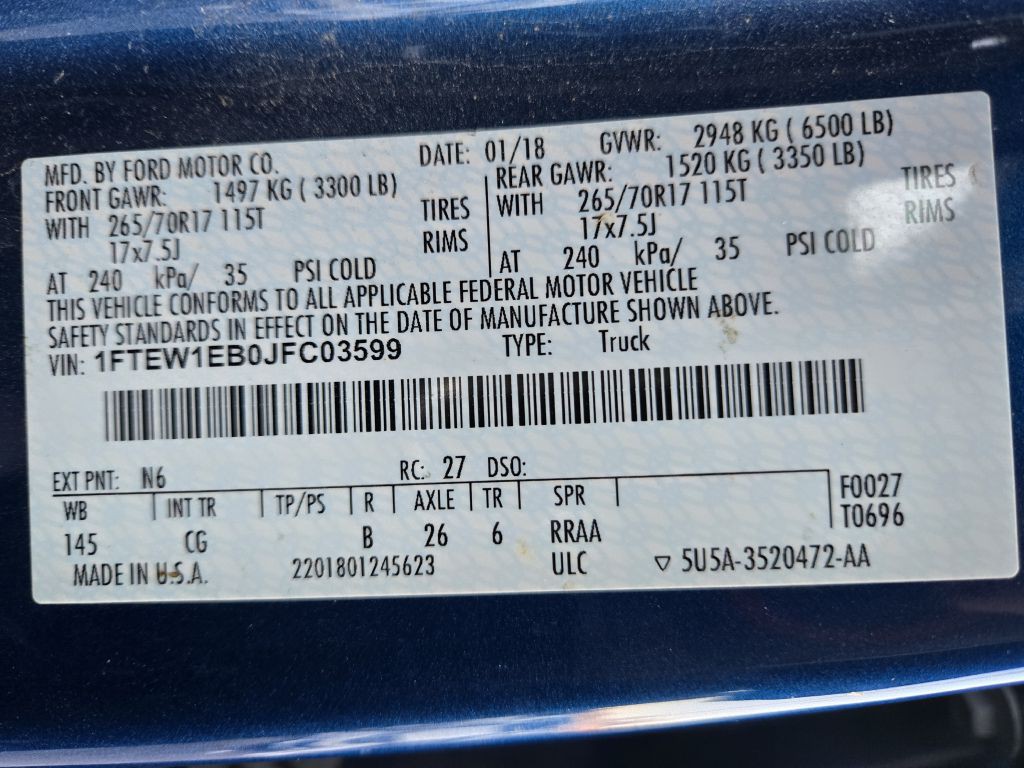 2018 Ford F-150 Image 30