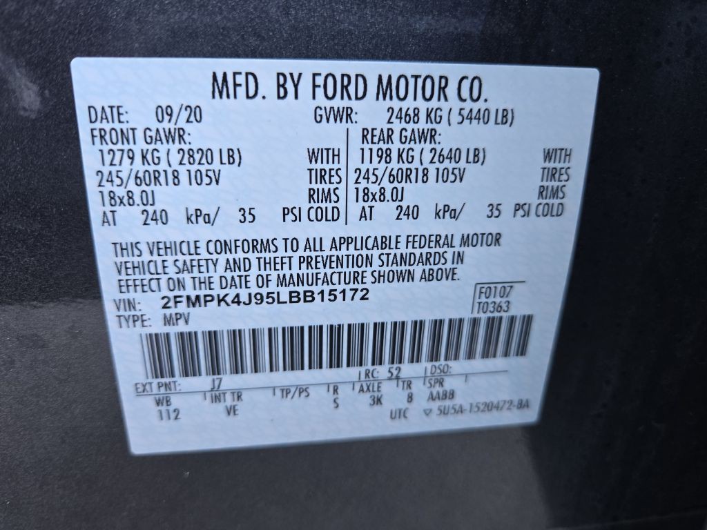 2020 Ford Edge Image 30