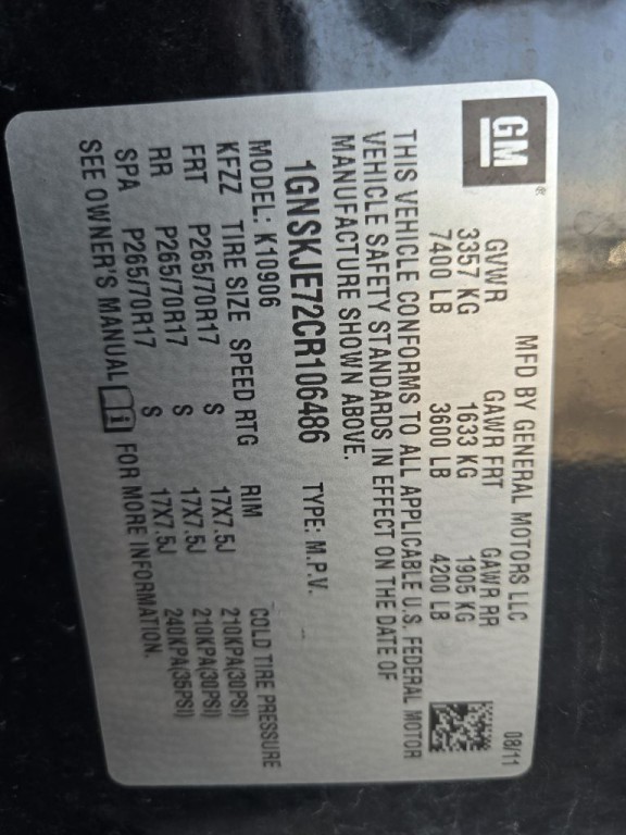 2012 Chevrolet Suburban Image 31