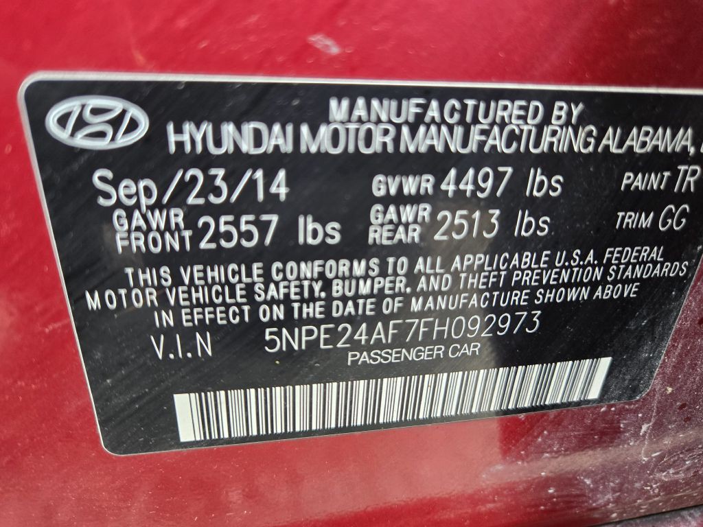 2015 Hyundai Sonata Image 26