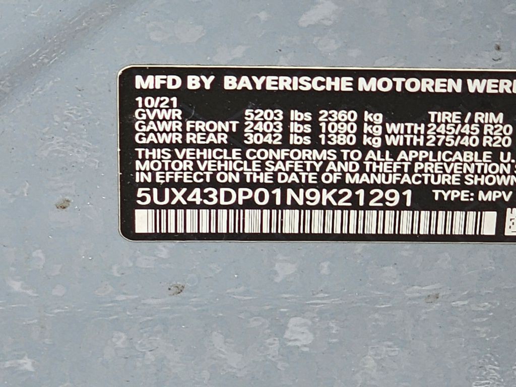 2022 BMW X3 Image 38