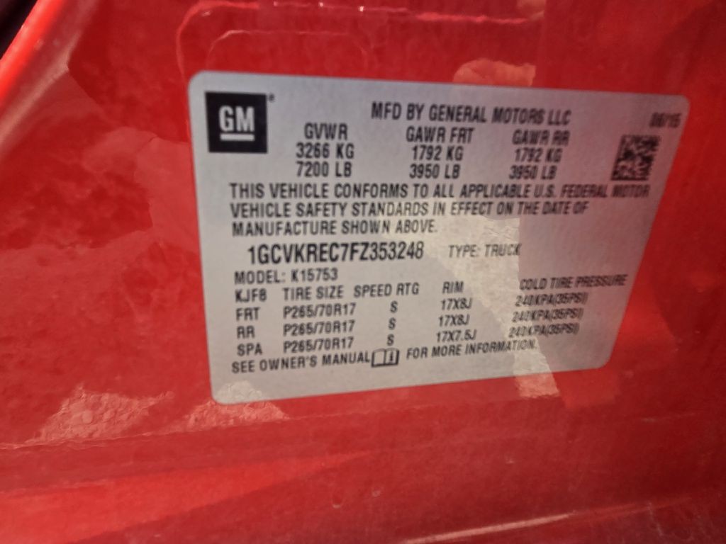 2015 Chevrolet Silverado 1500 Image 30