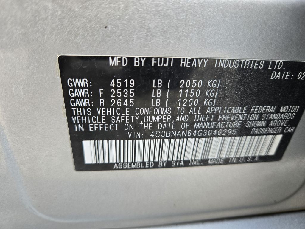 2016 Subaru Legacy Image 31