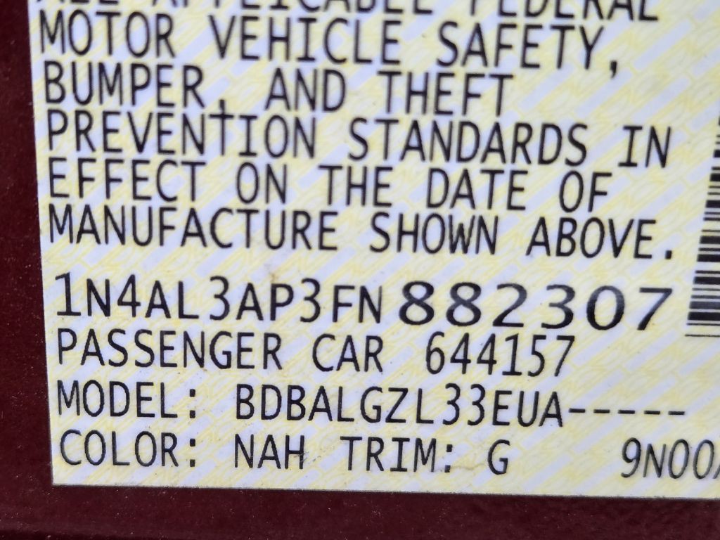 2015 Nissan Altima Image 26