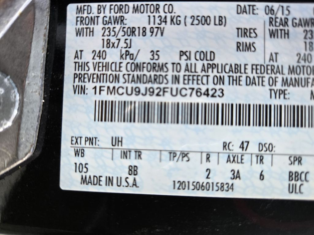 2015 Ford Escape Image 31