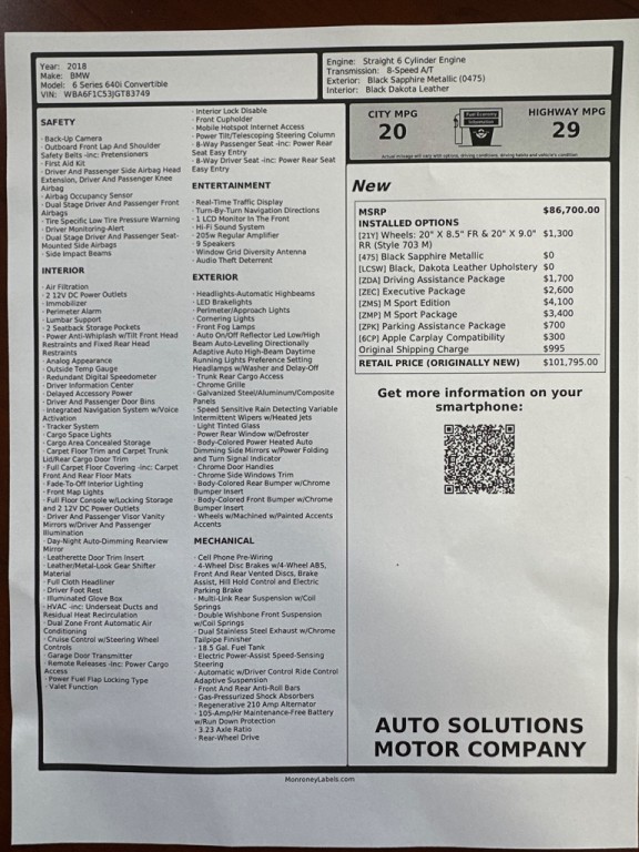 2018 BMW 6 Series Image 5