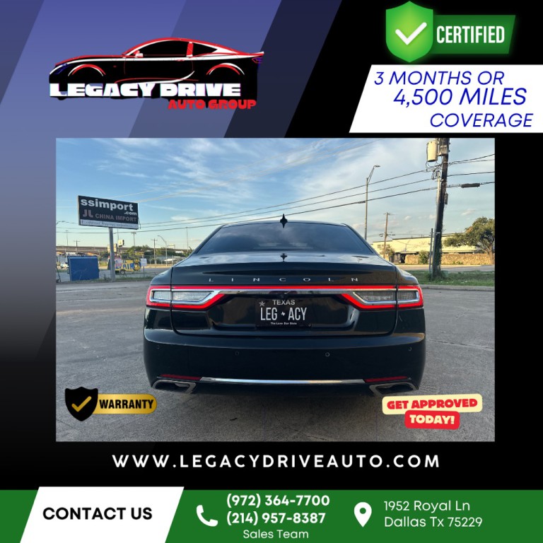 2018 Lincoln Continental Image 3
