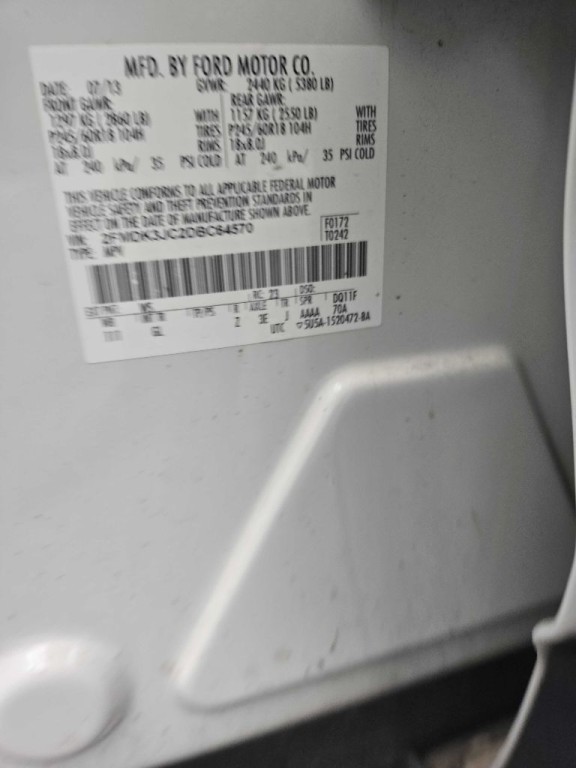 2013 Ford Edge Image 12