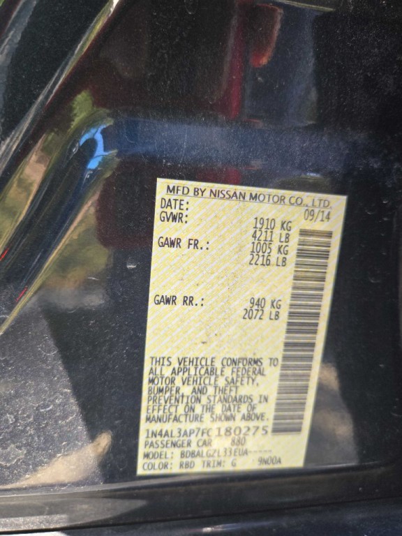 2015 Nissan Altima Image 26