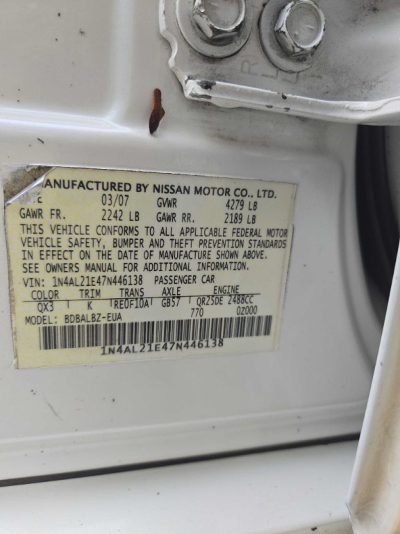 2007 Nissan Altima Image 23