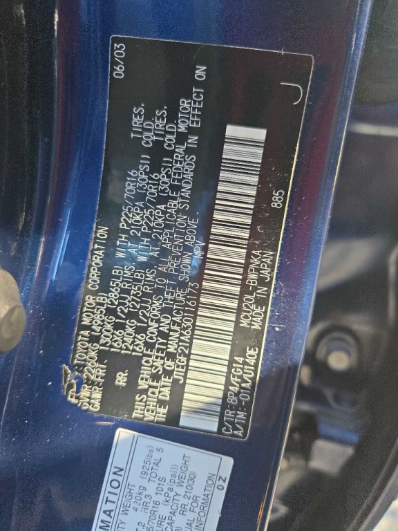 2003 Toyota Highlander Image 39