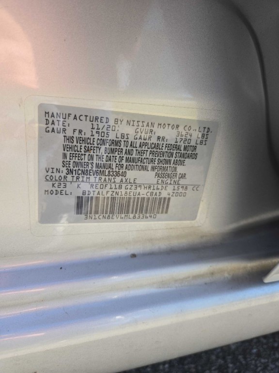 2021 Nissan Versa Image 28