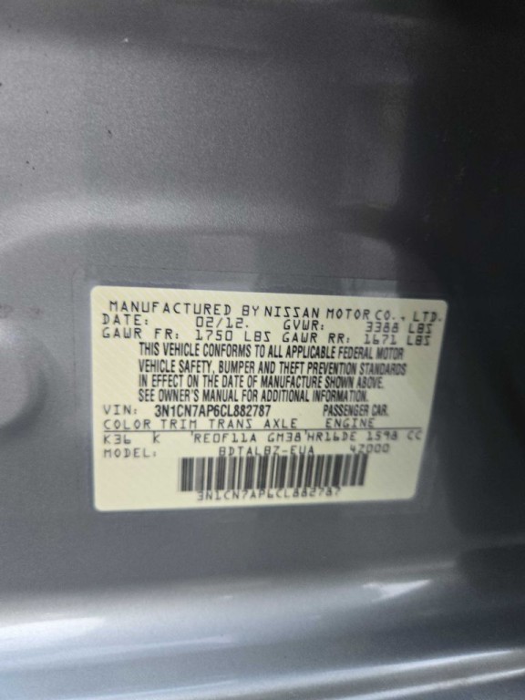 2012 Nissan Versa Image 27