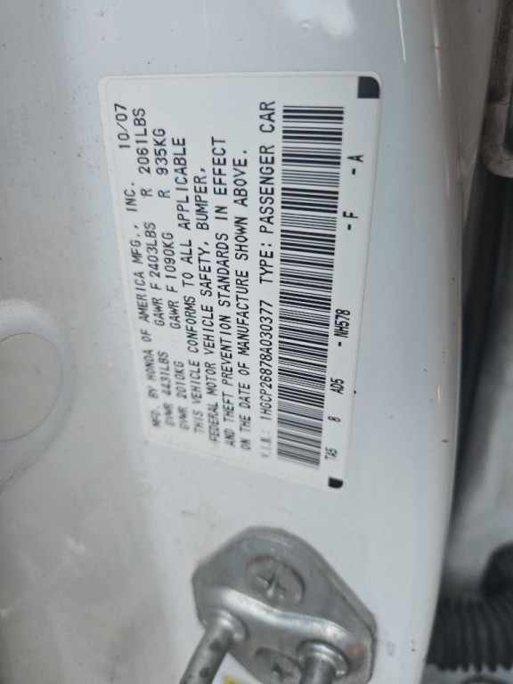 2008 Honda Accord Image 7