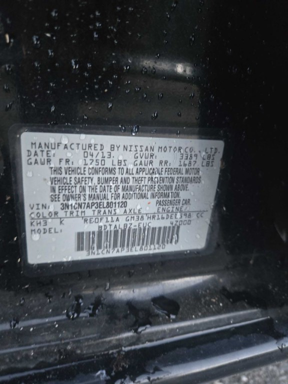 2014 Nissan Versa Image 19