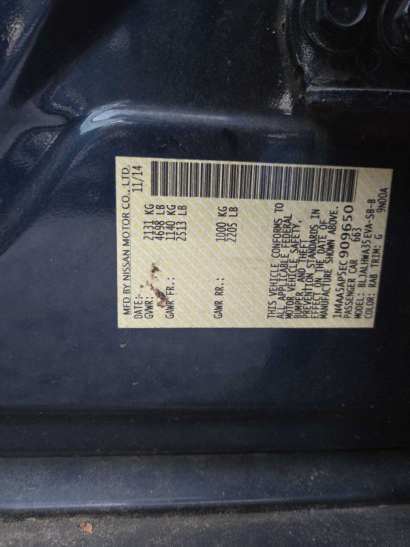 2014 Nissan Maxima Image 22