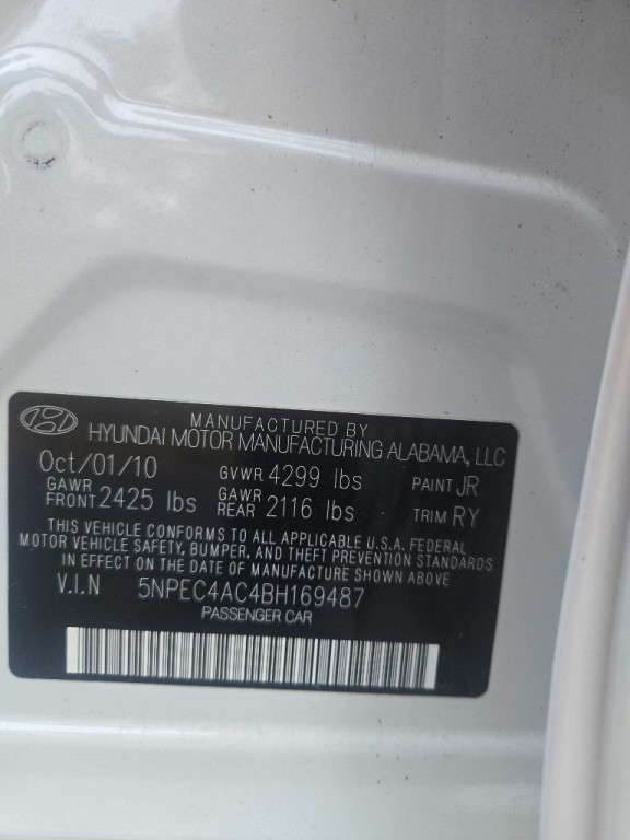 2011 Hyundai Sonata Image 21