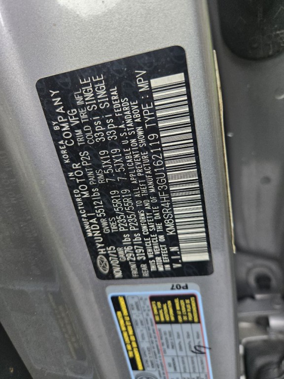 2016 Hyundai Santa Fe Image 26