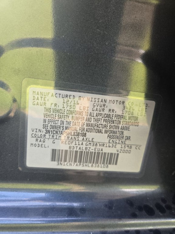2017 Nissan Versa Image 20