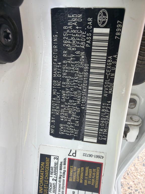 2014 Toyota Camry Image 16