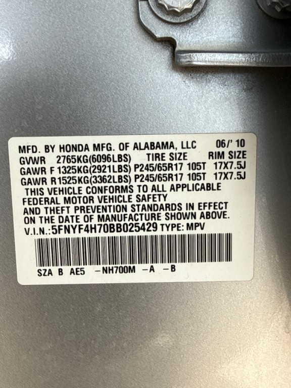 2011 Honda Pilot Image 16