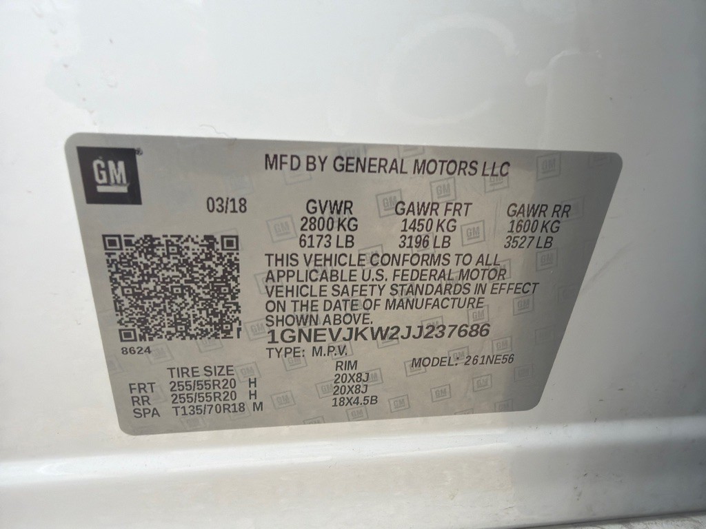 2018 Chevrolet Traverse Image 13