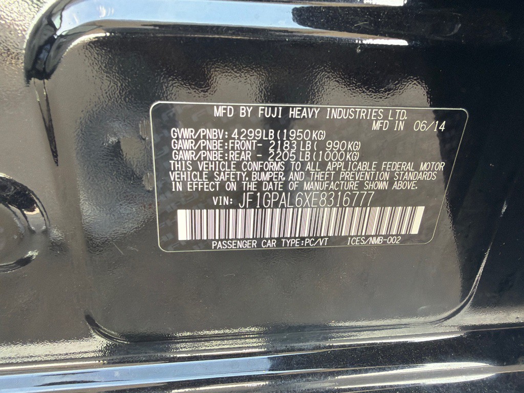 2014 Subaru Impreza Image 13