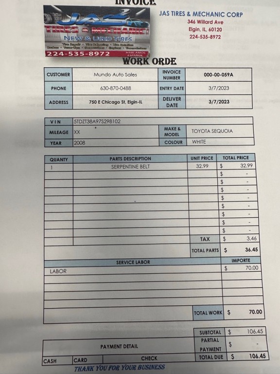 2007 Toyota Sequoia Image 1