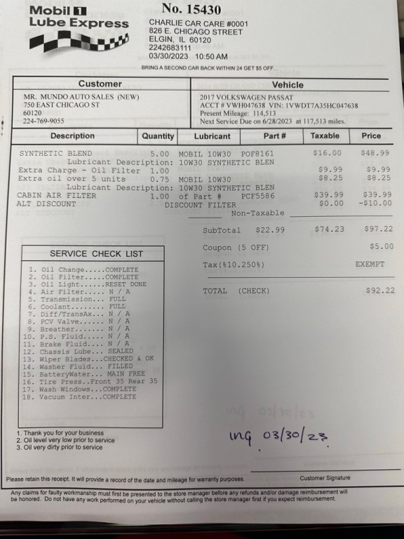 2017 Volkswagen Passat Image 2