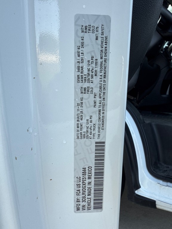 2023 RAM Promaster Image 9