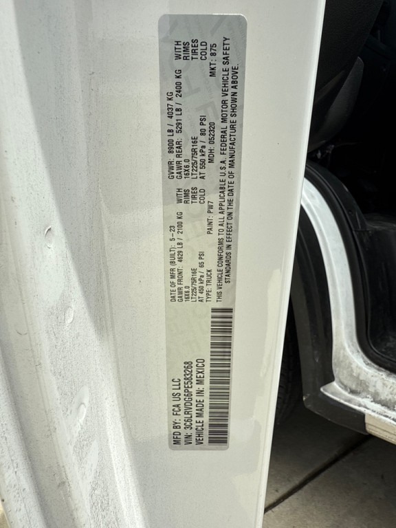 2023 RAM Promaster Image 7